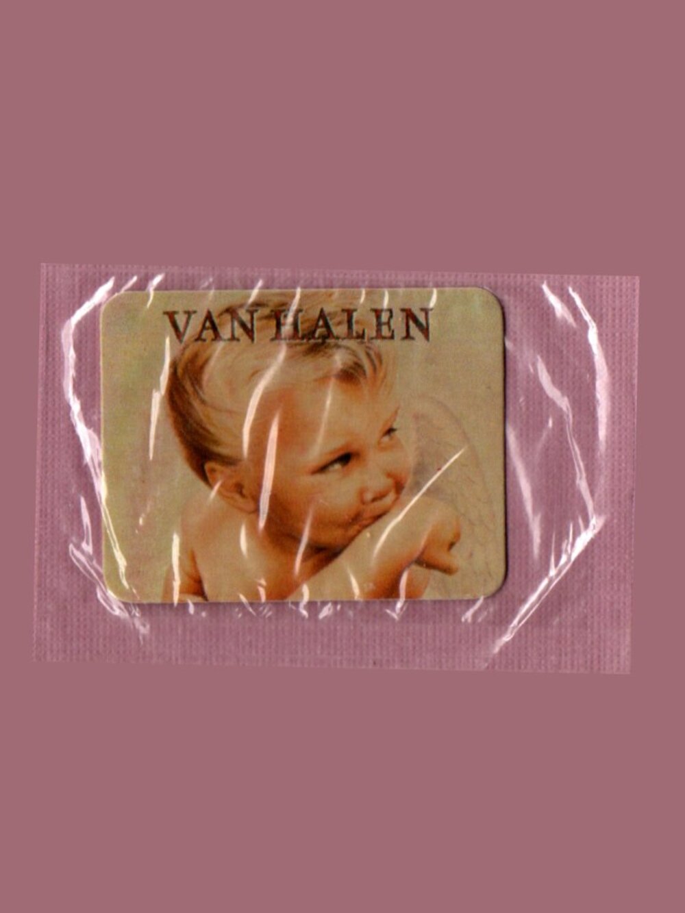 Hostess 1985 Rip Into Rock Mini Sticker Card Van Halen Sealed